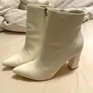 Brand new White hell boots